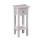 The Hamptons Collection Solid Distressed Narrow Side Table - 25.75" - Gray